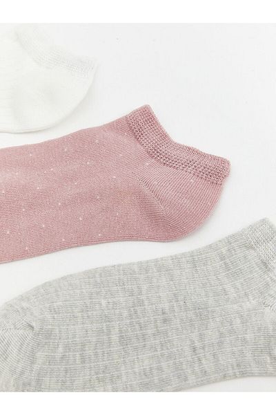 LC Waikiki Patterned Women's Booties Socks 5-Pack
