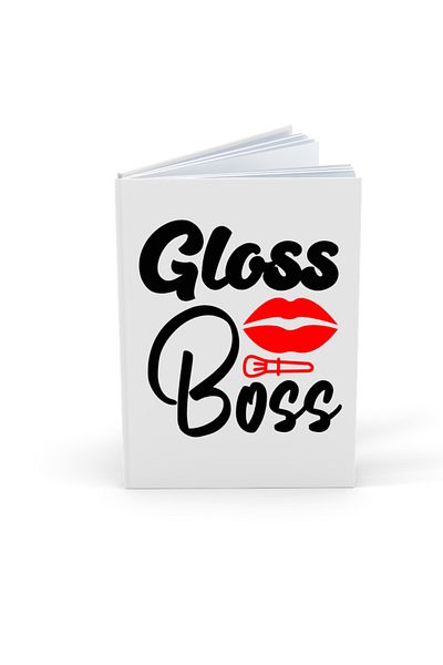 OEM Agenda/Jurnal cu mesaj amuzant pentru make up, A5, 100 file albe, Gloss Boss