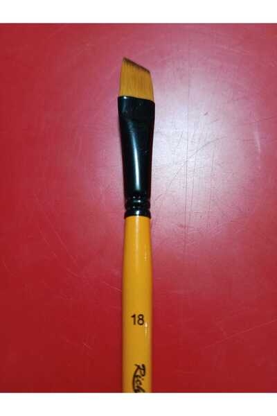 Rich 280 Serisi Yan Kesik Uçlu Sentetik Fırça No:18 yağlı,akrilik ve guaj boyada kullanıma uygun