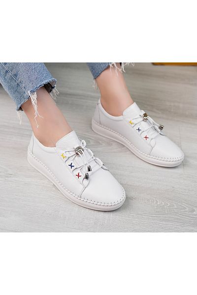 ÇAĞ AYAKKABI Genuine Leather Women's Casual Shoes