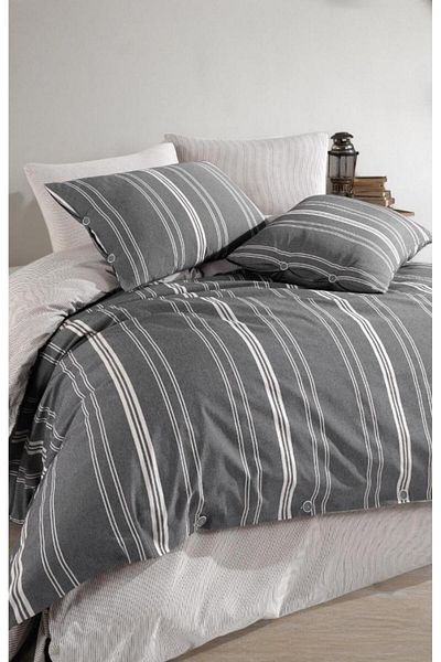 Miabella Home Set de lenjerie de pat dublu cu cearșaf Set de husă de pilota premium Seturi de lenjerie de pat dublă cu elastic
