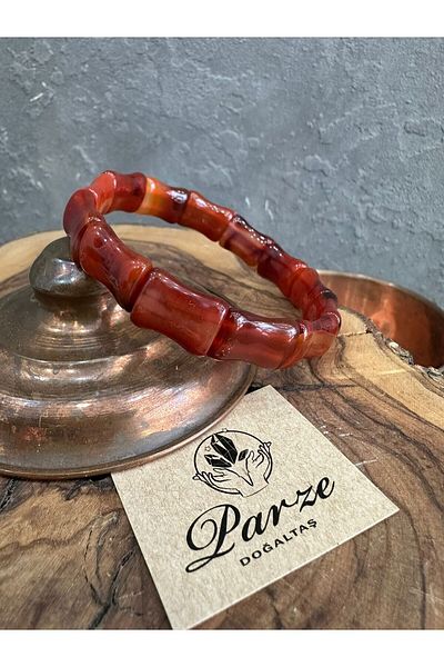 parze doğaltaş Special Cut Agate Bracelet