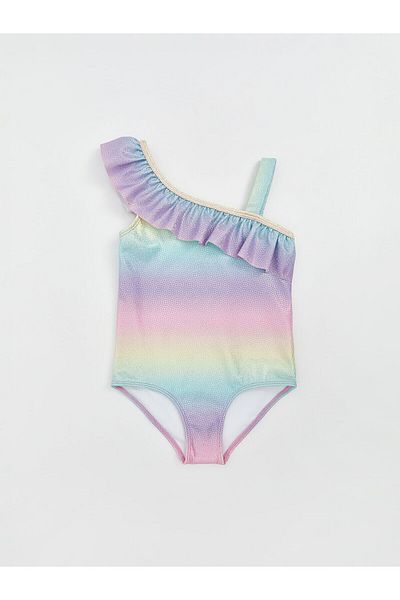 LC Waikiki Color Blocked κοριτσίστικο μαγιό