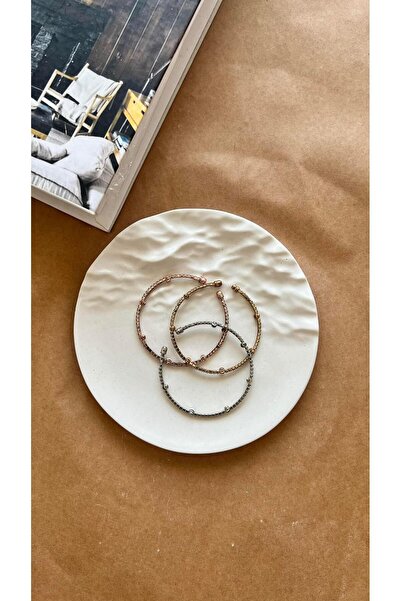 BGV HOME Dalga Με υφή Χειροποίητο Διακοσμητικό Πιάτο Δώρο Μπρελόκ