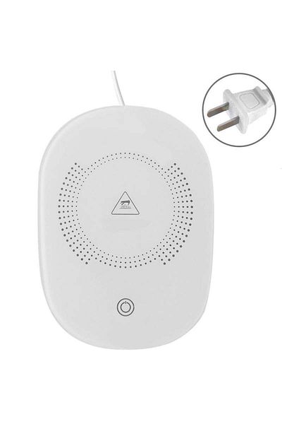 SIKS Smart Electric Heater for Tea, Coffee, Touch Control, Plug Power, White
