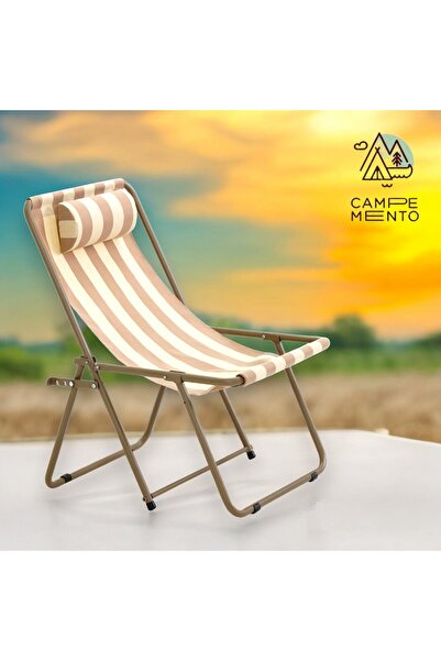 Campemento 3 Kademe Ayarlanabilir Şezlong & Kamp Sandalyesi