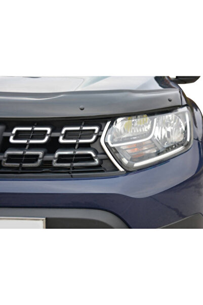 EXPOTURK Dacia Duster Krom Ön Panjur Çıtası 2 Parça 2018-2024 Arası