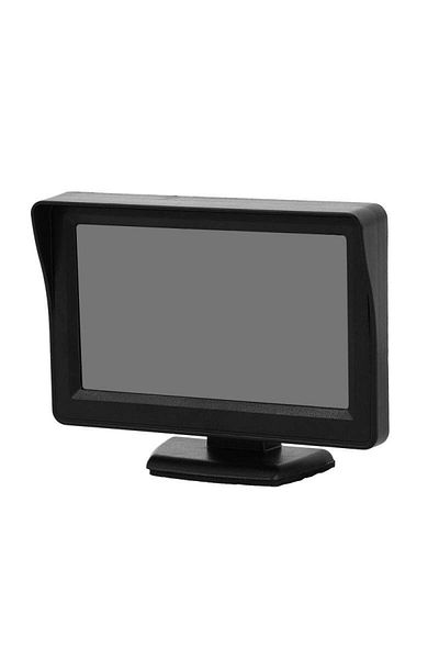 SIKS Monitor auto pentru marșarier SIKS TFT35 LCD, 3,5 inch, DC 6V-32V, Negru, 480x272, 4:3/16:9, 3W