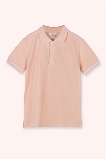 Panço Erkek Çocuk Somon Polo Yaka Tişört