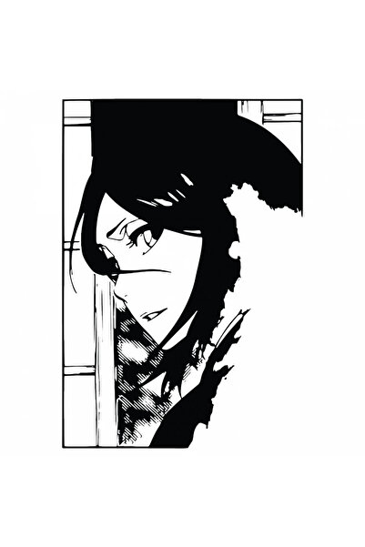 INOVATIX Set de 8 piese, autocolant Bleach Rukia Kuchiki Anime, INOVATIX®. 6 cm