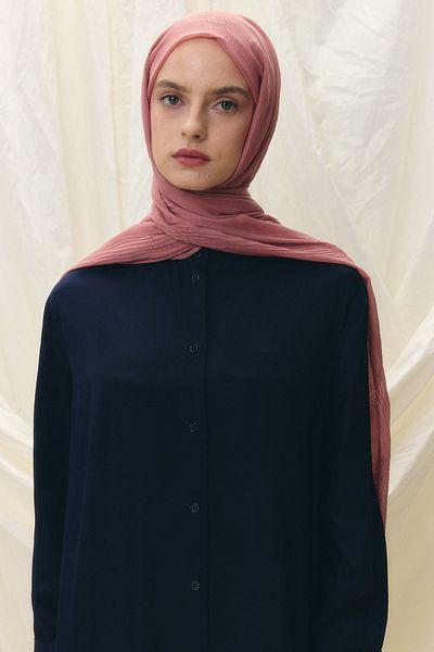 FENZA SCARF Lilyum Dry Rose Fringe Tassel Cotton Shawl