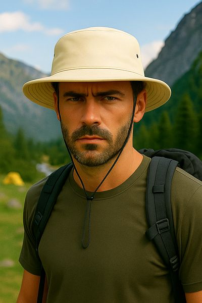 Avantaj Kapıda Unisex Outdoor Hat – Wide Brim, Sun Protection, Camping and Hiking Hat