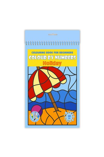 Libra Carte de colorat cu numere A4 24F - Vacanță 3+