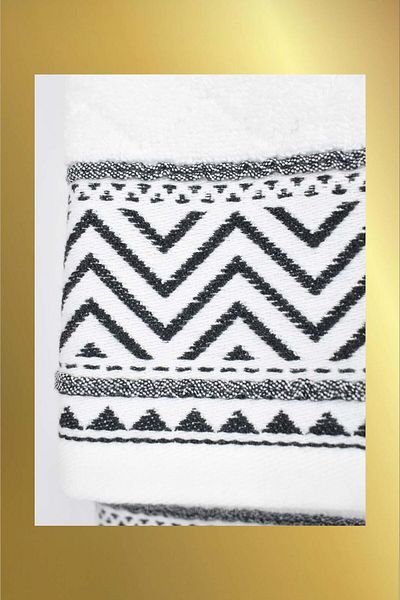 birizmoda Vigor Bath Towel-White