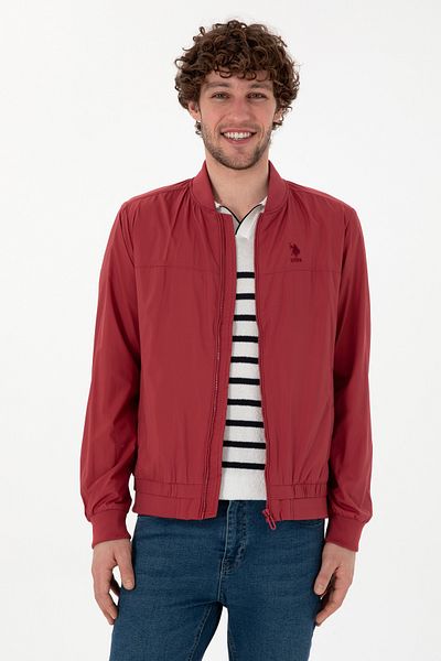 U.S. Polo Assn. Men's Cherry Coat 50299394-Vr223