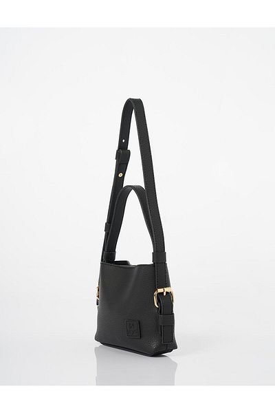 Kayra Faux Leather Shoulder Bag with Handle