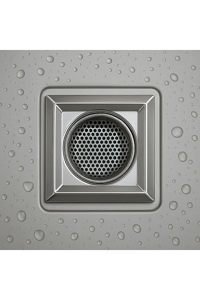 devhome 7 cm Stainless Steel Sink Strainer - Sink Strainer Square Preventing Water Overflow Durable Filter - 1 Piece