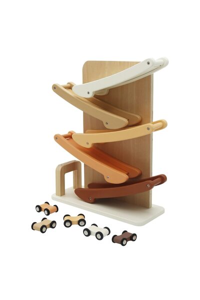 indiggo Σετ 5 ξύλινων αυτοκινητακιών Pure Nature