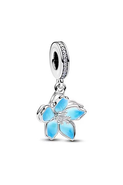Fubena Blue Violet Dangle Charm
