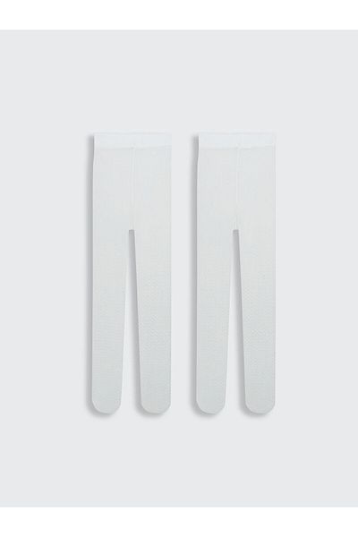 LC Waikiki Basic Baby Girl Pantyhose 2 Pack