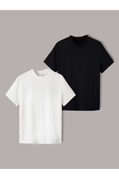 FUNSTYLE Γυναικείο Ανδρικό Unisex Μπλουζάκι 2 τεμαχίων
