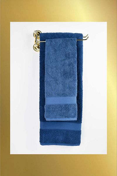 birizmoda Miranda Bath Towel - Dark Navy Blue