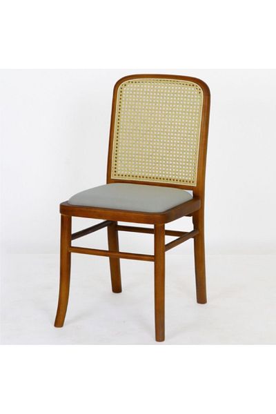 rexa Stable Framed Woven Wood Armless Chair