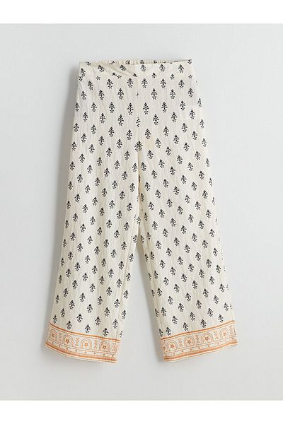 LC Waikiki Girls' Trousers with Elastic Waist