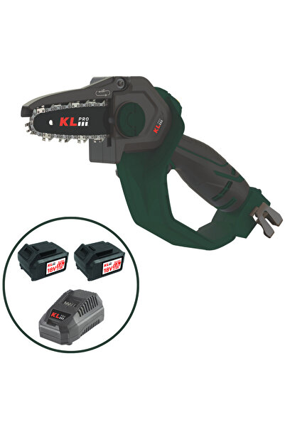 KLPRO KLBZT18B-50 18V/5Ah. Çift Akülü Kömürsüz 179mm Zincirli Testere
