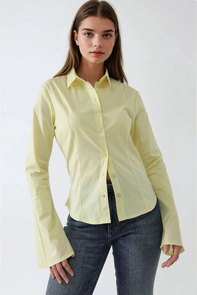 Hiccup Cămașă cu mânecă lungă slim fit
