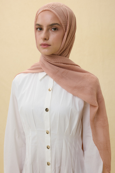 FENZA SCARF شال قطني مزين بالليثيوم