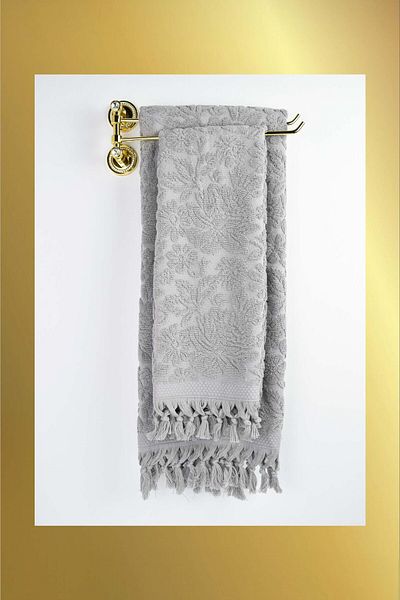 birizmoda Barry Bath Towel-Dark Gray