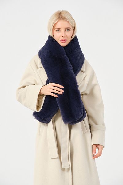 DECORA CASA HOME COLLECTİON Thick Soft Furry Scarf, Winter Warm Plush Camisole Neck Collar