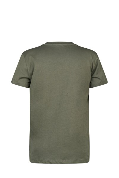 2AS Aja Παιδικό εμπριμέ μπλουζάκι Χακί 214