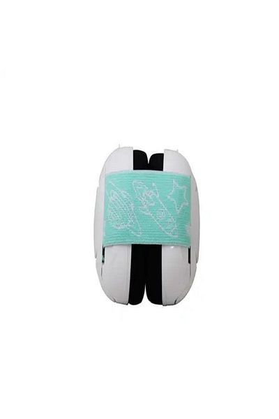 WePro Store Baby earmuffs 3-36 months, noise protection, safe fastening, elastic headband, white green