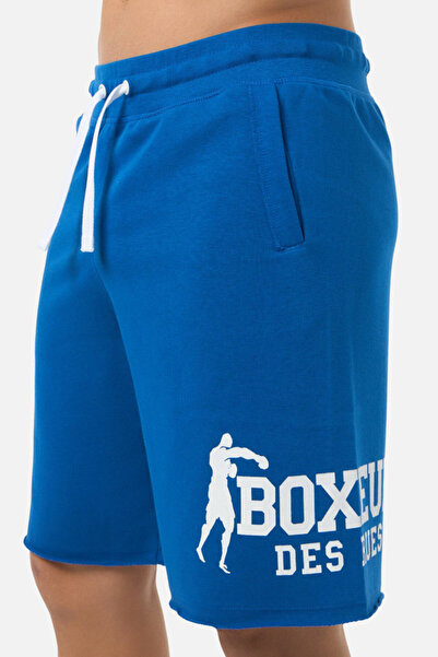 Boxeur Des Rues Λευκό σορτς με λογότυπο Cobalt Blue