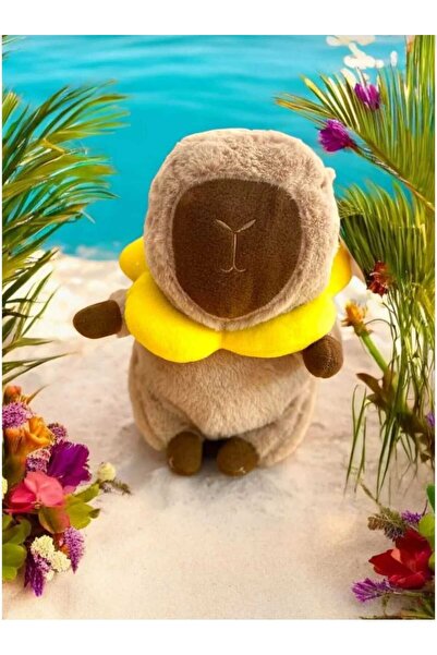 ŞAŞKIN HOUSE Capybara Peluş Oyuncak Cappy,Capy 33 Cm Orta Boy 1 Adet Sevimli Peluş Oyuncak Oyun Arkadaşı