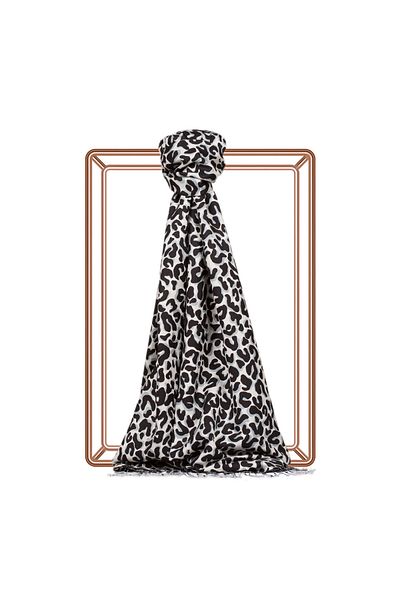 ipekevi Black İpekevi Silk Shawl 02452