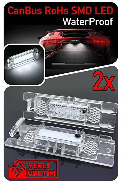 Led Edition Fiat Punto 2 3 Evo Hatchback Canbus Led Plaka Aydınlatma Ledi Lam...