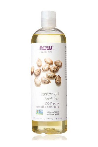 Now زيت الخروع النقي 100% - 473 مل