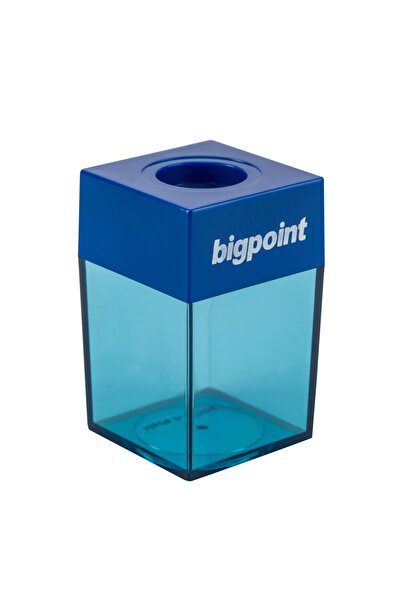 Bigpoint Магнитен държач за кламери, син, 12 броя