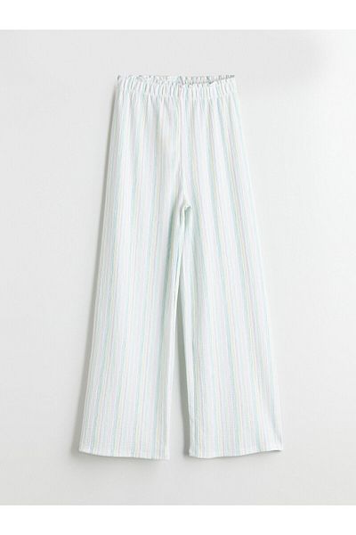 LC Waikiki Girls' Trousers with Elastic Waist