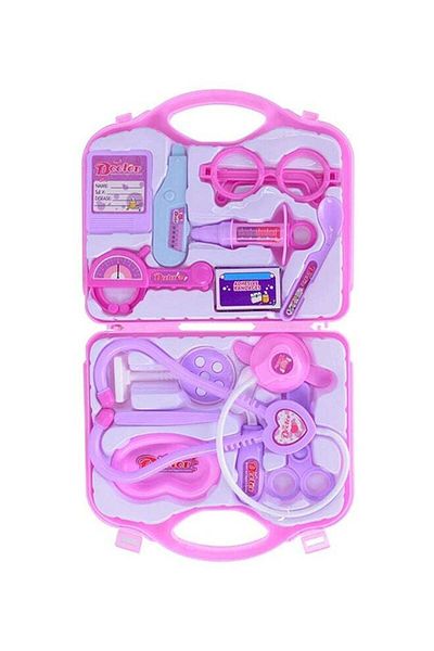 Rally Doctor Play Set for Kids with Foldable Carry Case – Educational Medical Kit, Age 3