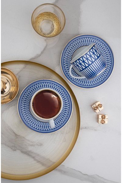 Kütahya Porselen Toledo 4 Piece Tea Set 12475