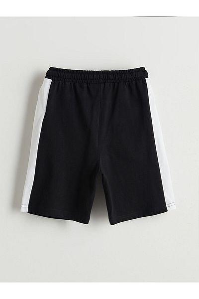 LC Waikiki Beşiktaş Printed Boys' Shorts with Elastic Waist
