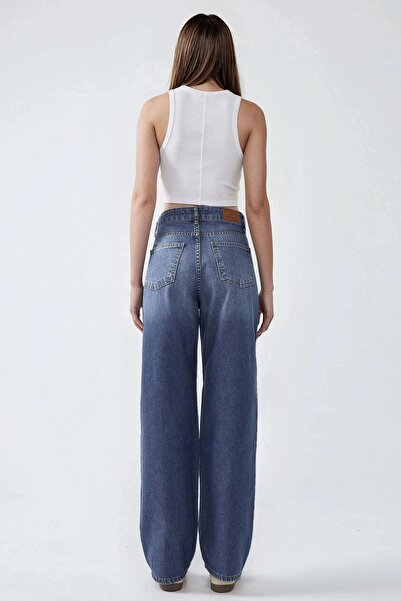 Hiccup Висока талія Straight Kot Штани