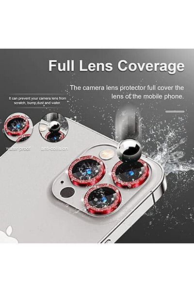 Generic Glitter Camera Lens Protector for iPhone 14 Pro & iPhone 14 Pro Max