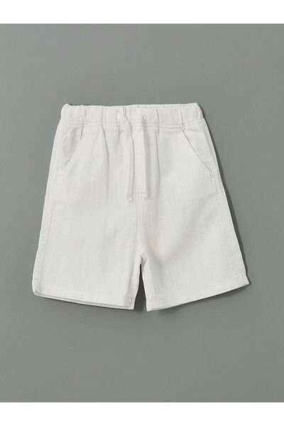 LC Waikiki Elastic Waist Boy's Gabardine Shorts