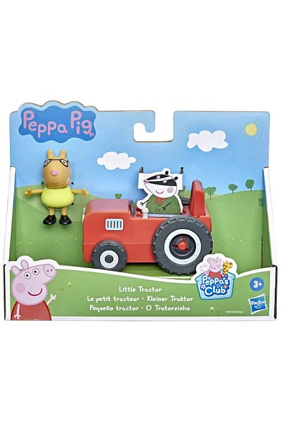 Peppa Pig VEHICLE WITH SMALL TRACTOR FIGURINE