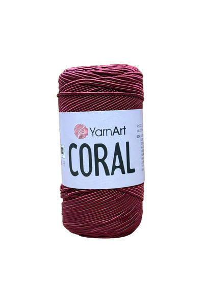 Yarnart Fir de tricotat Art Coral Slim Supra, moale și strălucitor, 200 gr
